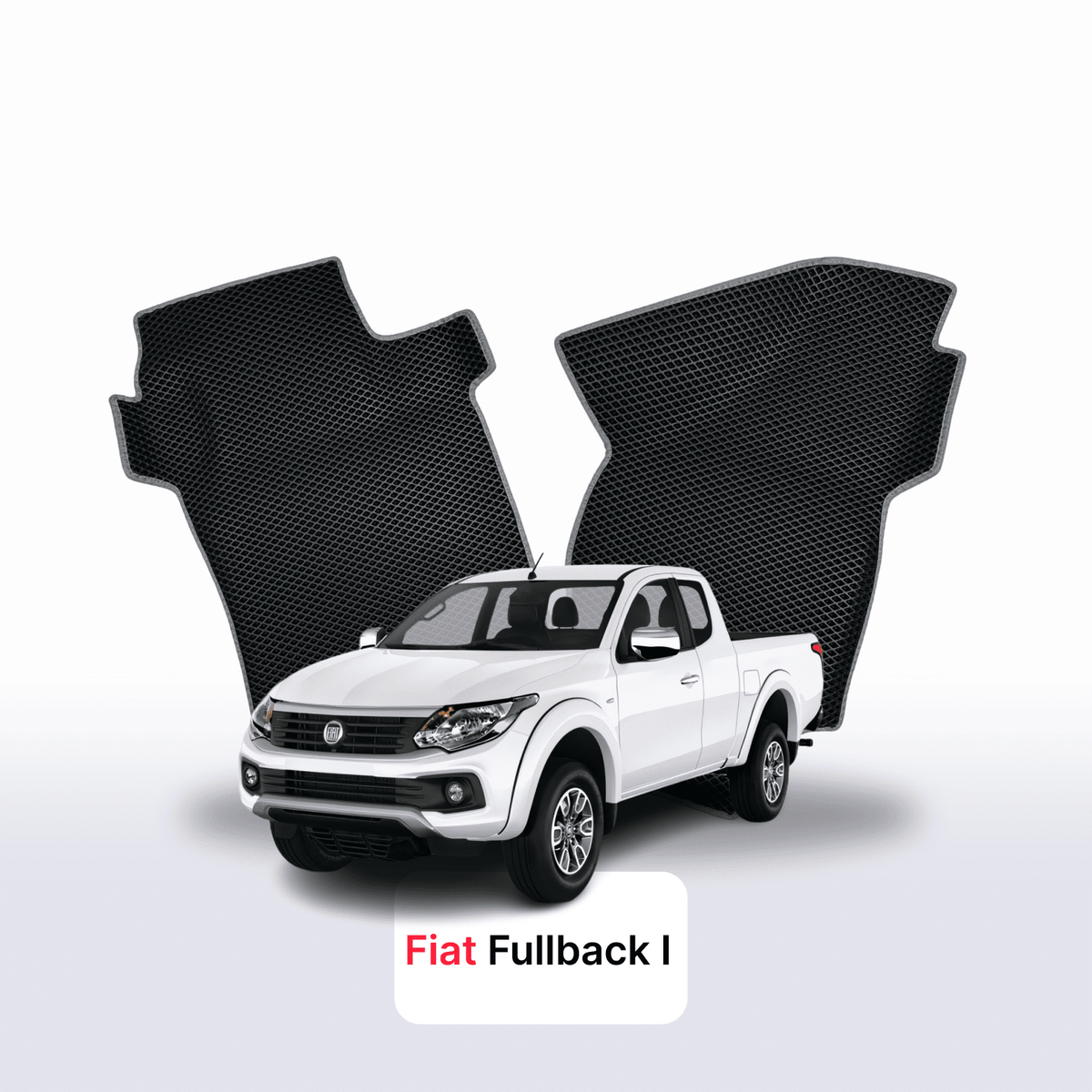 Tapis 3D EVA pour Fiat Fullback 1 gén 2016-2020 PICK-UP CABINE APPROFONDIE