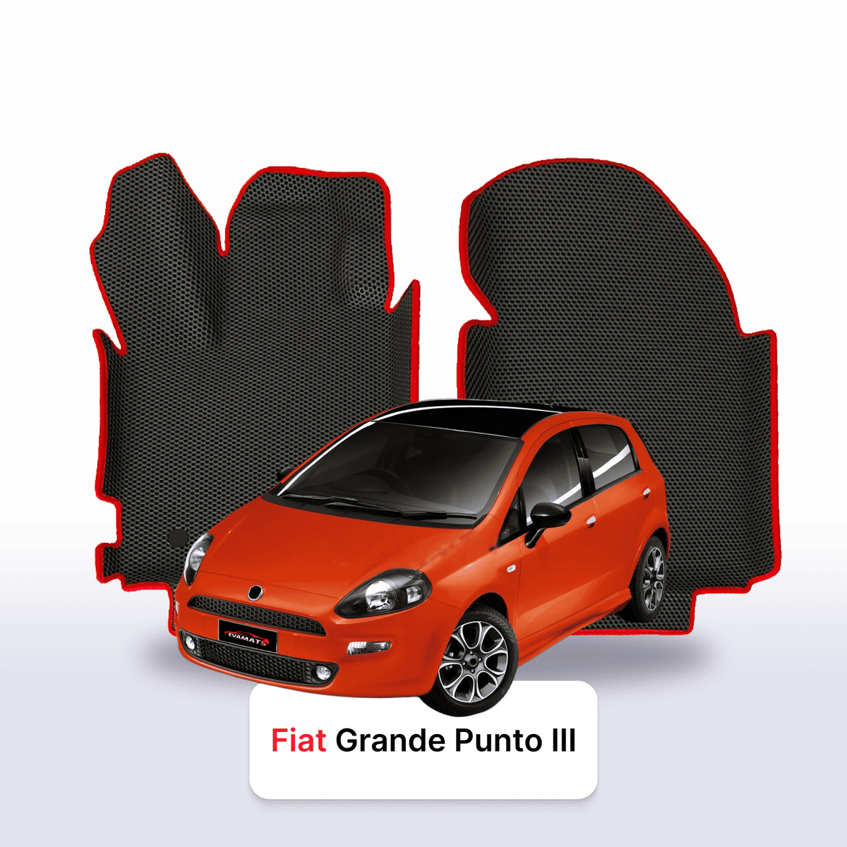 Tapis 3D EVA pour Fiat Grande Punto 3 gén 2005-2012 BERLINE À HAYON 5 PORTES