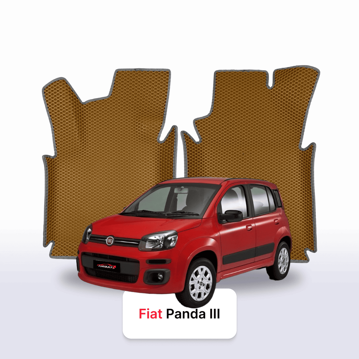 Tapis 3D EVA pour Fiat Panda 3 gén 2011-2028 BERLINE À HAYON 5 PORTES