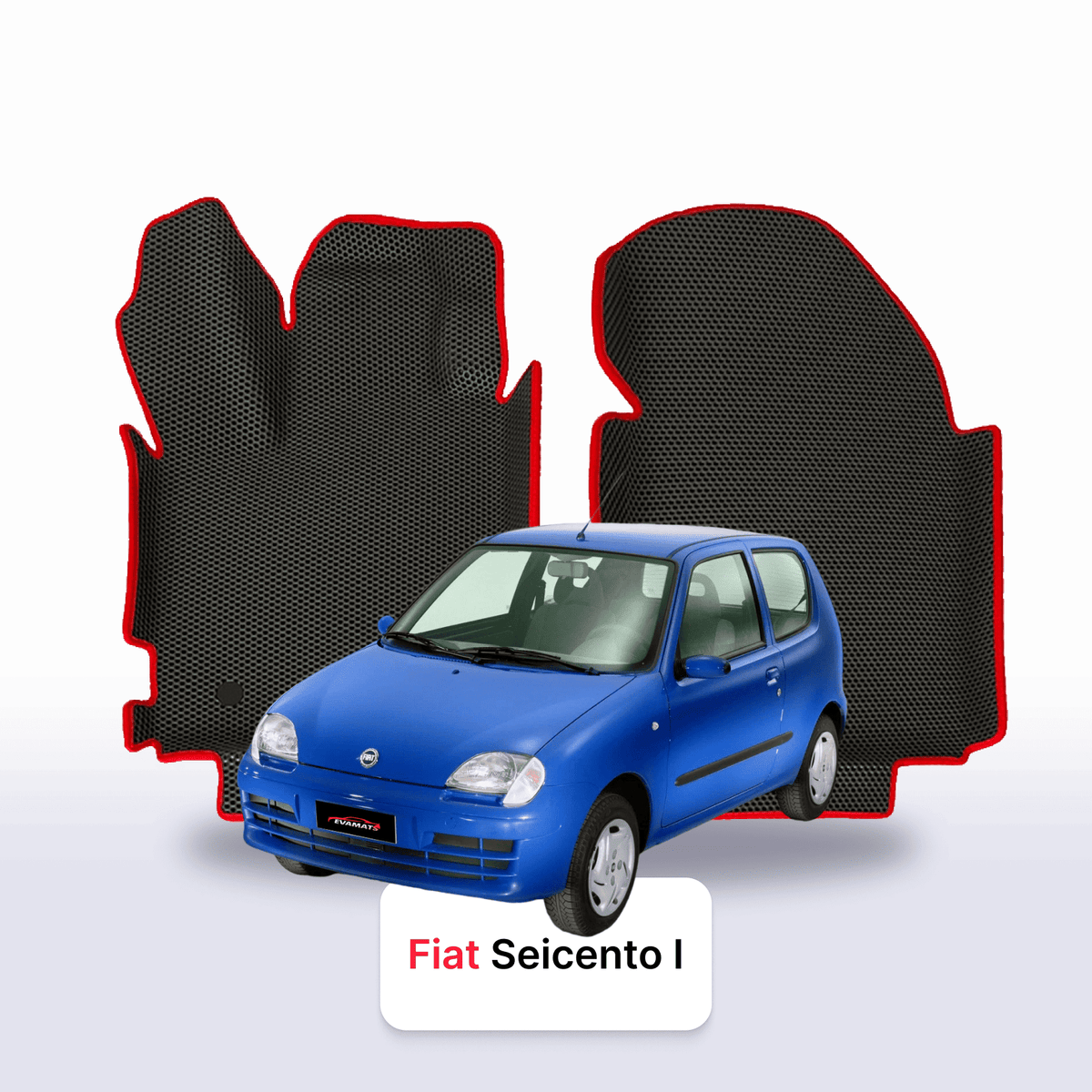 Tapis 3D EVA pour Fiat Seicento 1 gén 1997-2010 BERLINE À HAYON 3 PORTES