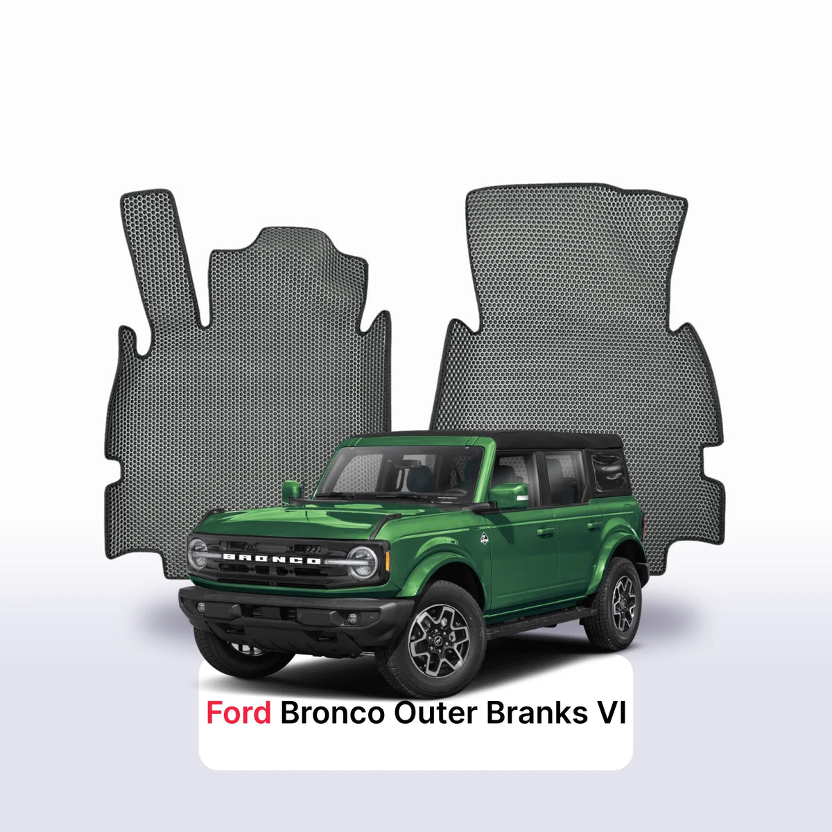 Tapis 3D EVA pour Ford Bronco Outer Branks 6 gén 2021-2027 SUV