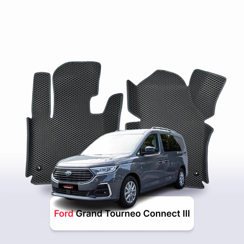 Tapis 3D EVA pour Ford Grand Tourneo Connect 3 gén 2021-2027 MONOSPACE 7 PLACES