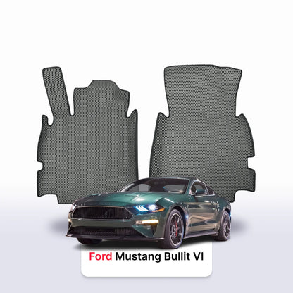 Tapis 3D EVA pour Ford Mustang Bullit VI gén 2018-2023 COUPÉ