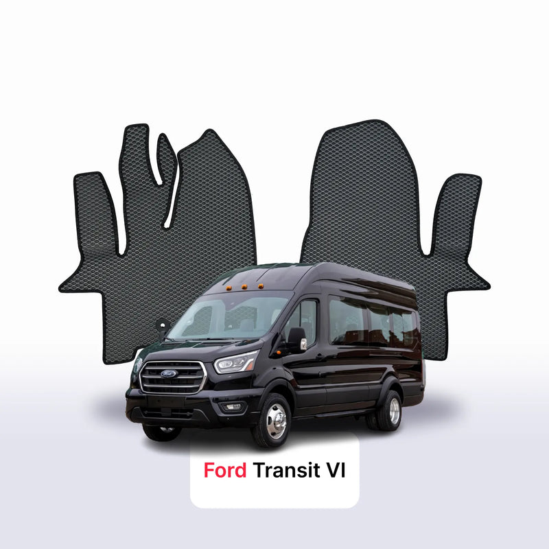 Tapis 3D EVA pour Ford Transit 6 gén 2013-2028 MINIBUS 9 PLACES