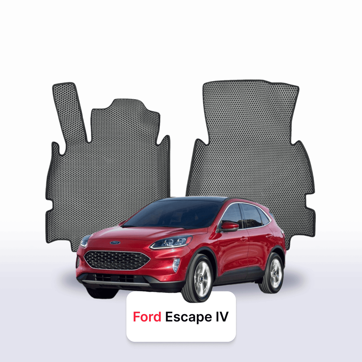 Tapis 3D EVA pour Ford Escape 4 gén 2019-2025 SUV + Renfort de talon métallique