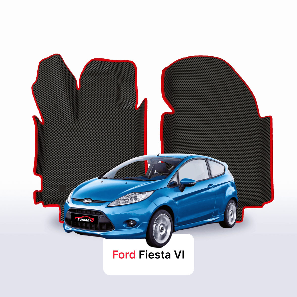Tapis 3D EVA pour Ford Fiesta 6 gén 2008-2017 BERLINE À HAYON 3 PORTES