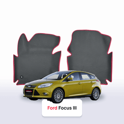 Tapis 3D EVA pour Ford Focus(MK3) 3 gén 2010-2019 BERLINE À HAYON 5 PORTES