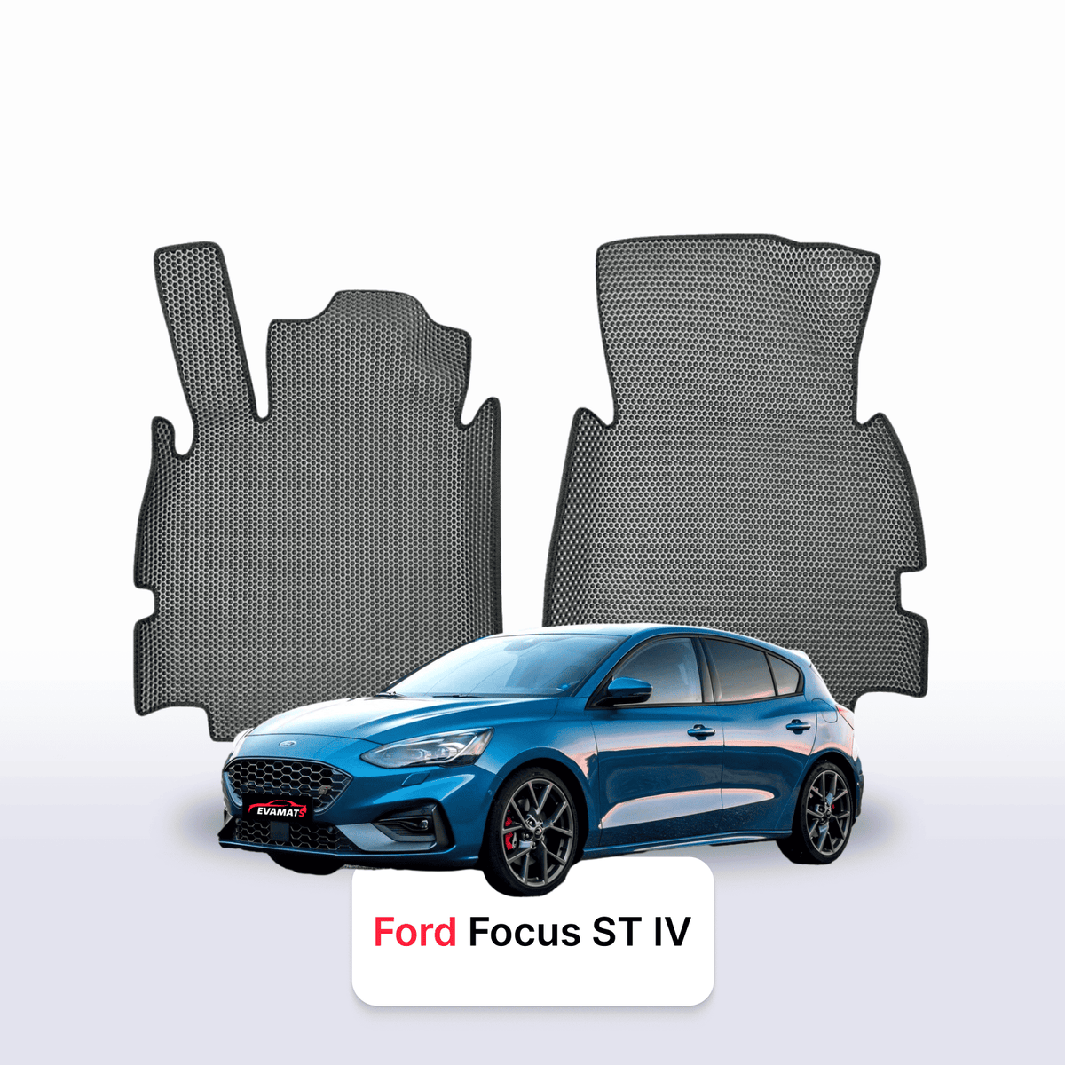 Tapis 3D EVA pour Ford Focus ST(MK4) 4 gén 2019-2025 BERLINE À HAYON 5 PORTES