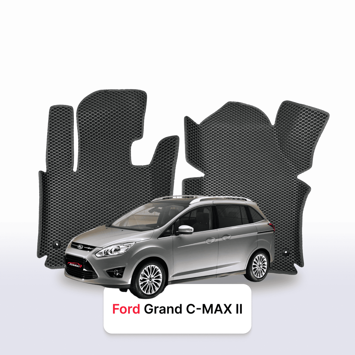 Tapis 3D EVA pour Ford Grand C-MAX 2 gén 2010-2019 MONOSPACE