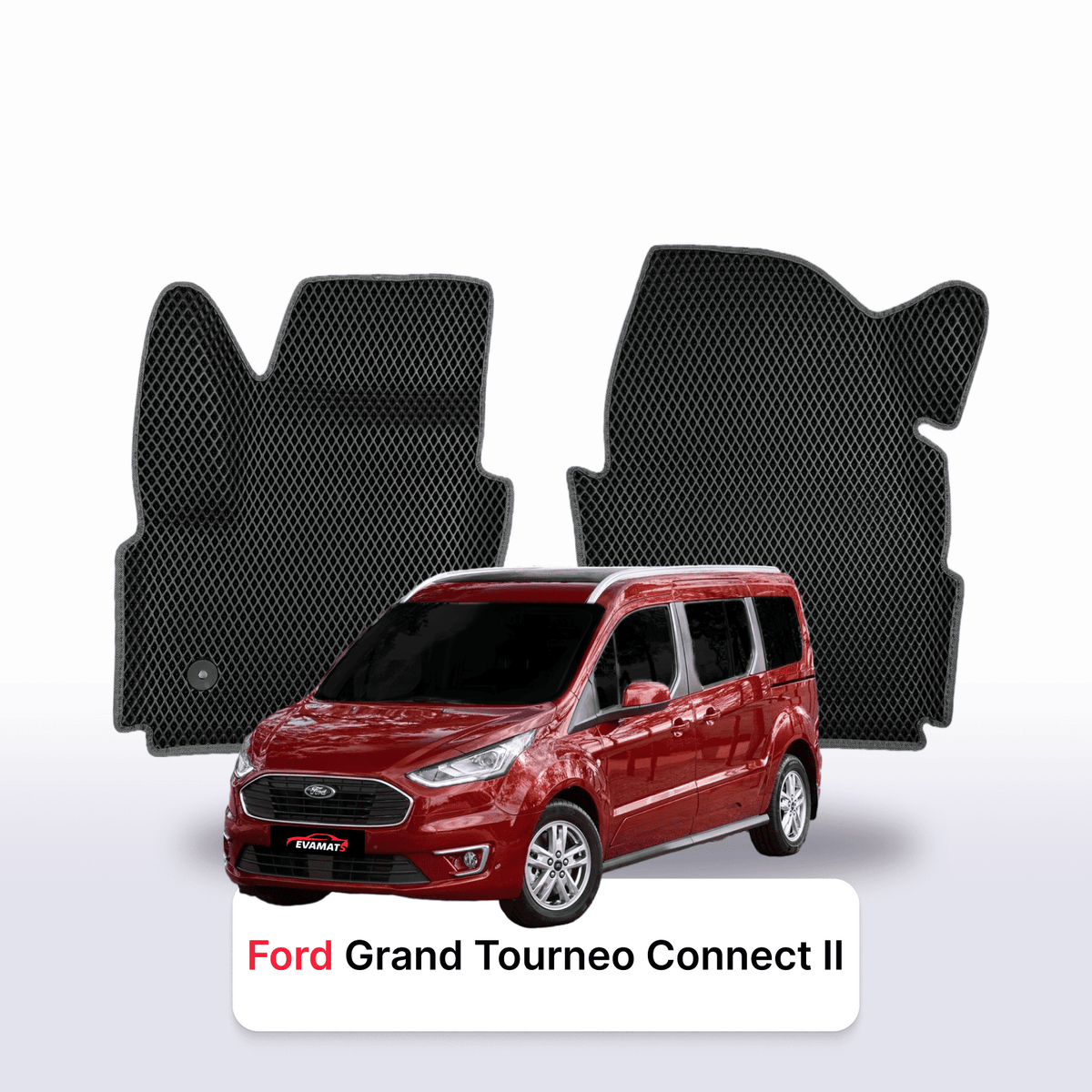 Tapis 3D EVA pour Ford Grand Tourneo Connect 2 gén 2012-2022 MONOSPACE 7 PLACES