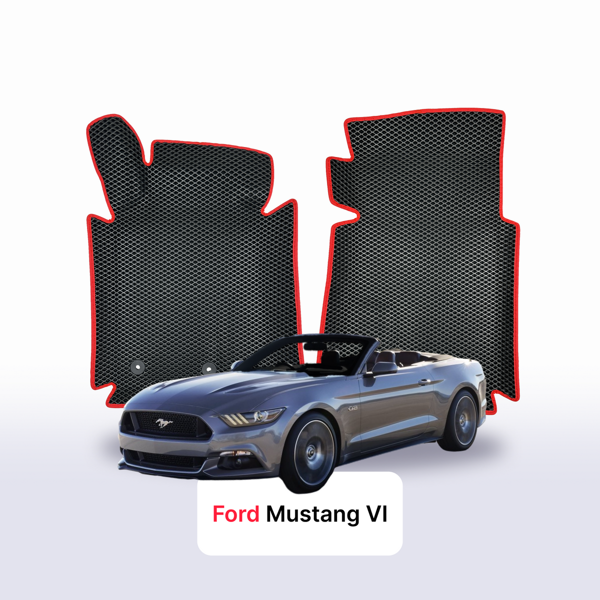 Tapis 3D EVA pour Ford Mustang 6 gén 2014-2023 CABRIOLET