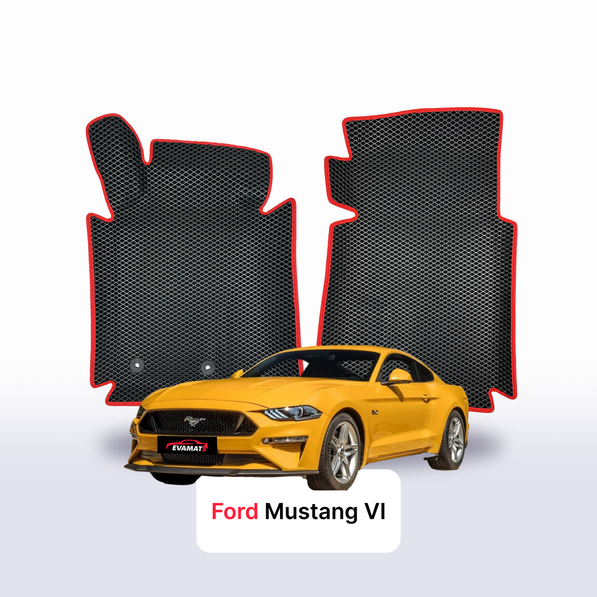 Tapis 3D EVA pour Ford Mustang 6 gén 2014-2023 COUPÉ