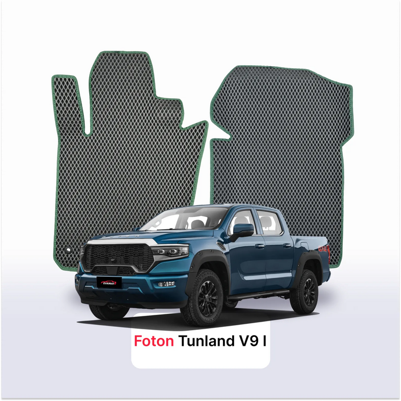 Tapis 3D EVA pour Foton Tunland V9 1 gén 2023-2028 PICK-UP DOUBLE CABINE