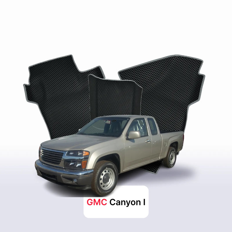 Tapis 3D EVA pour GMC Canyon 1 gén 2004-2012 PICK-UP CABINE APPROFONDIE