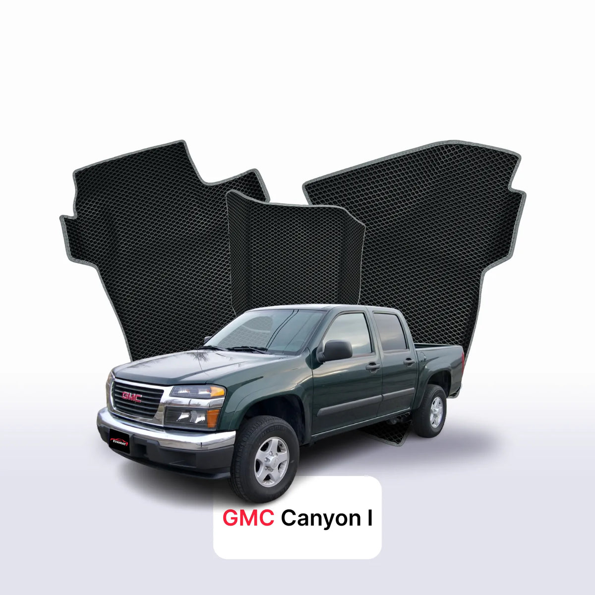 Tapis 3D EVA pour GMC Canyon 1 gén 2004-2012 PICK-UP DOUBLE CABINE