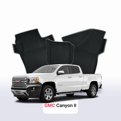 Tapis 3D EVA pour GMC Canyon 2 gén 2014-2023 PICK-UP DOUBLE CABINE