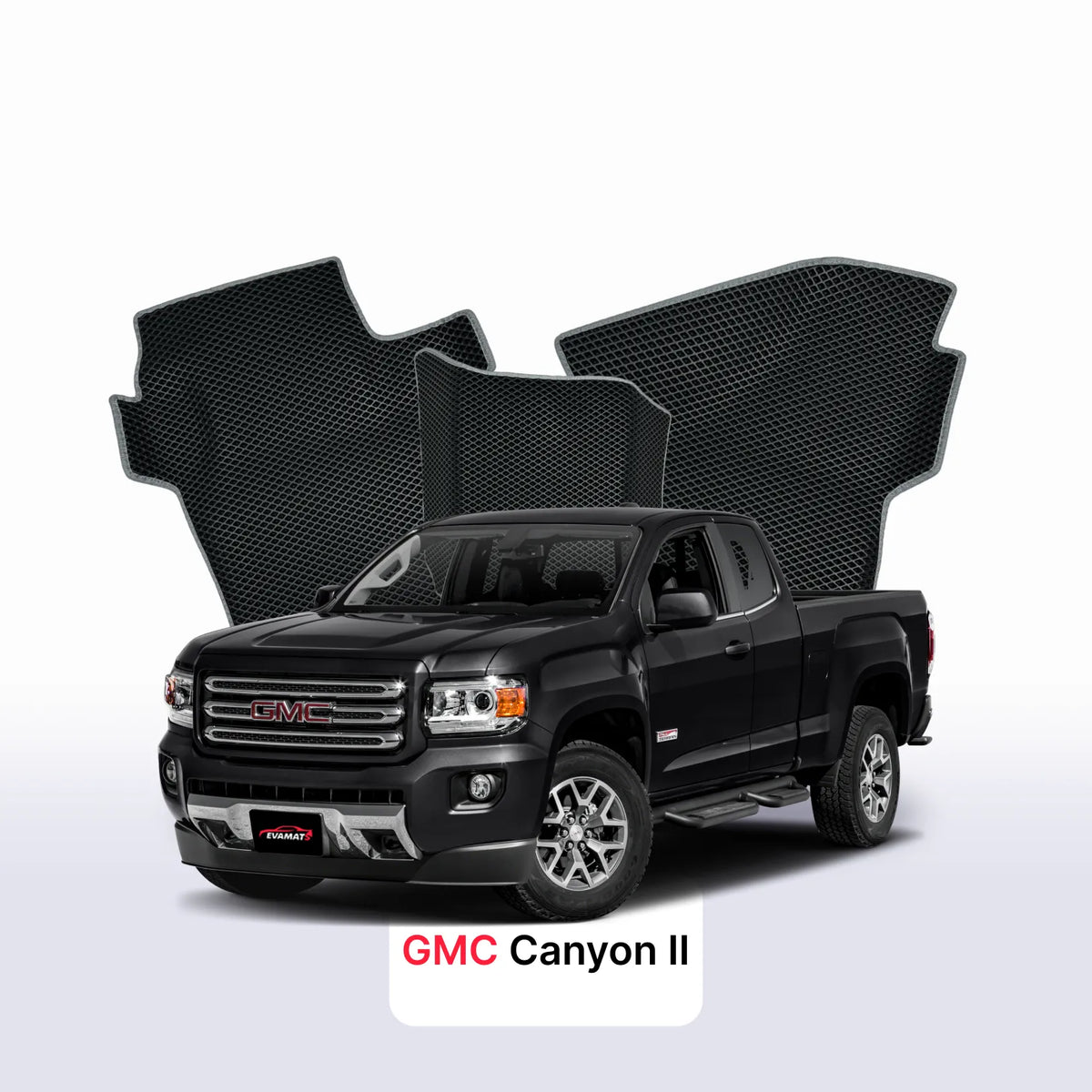 Tapis 3D EVA pour GMC Canyon 2 gén 2014-2023 PICK-UP CABINE APPROFONDIE