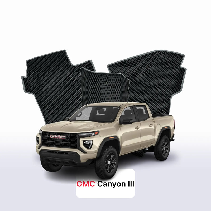 Tapis 3D EVA pour GMC Canyon 3 gén 2024-2030 PICK-UP DOUBLE CABINE