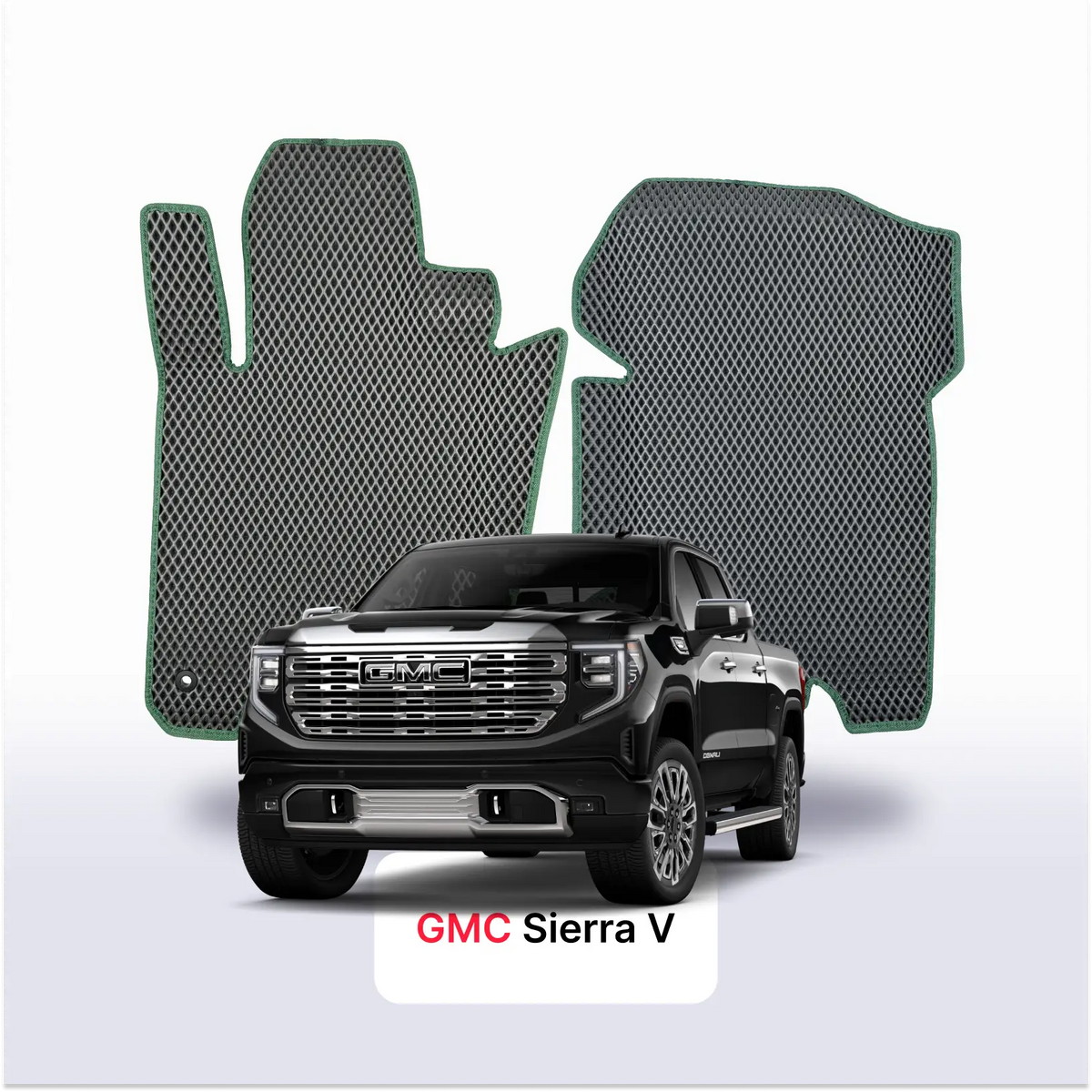 Tapis 3D EVA pour GMC Sierra 5 gén 2018-2026 PICK-UP DOUBLE CABINE