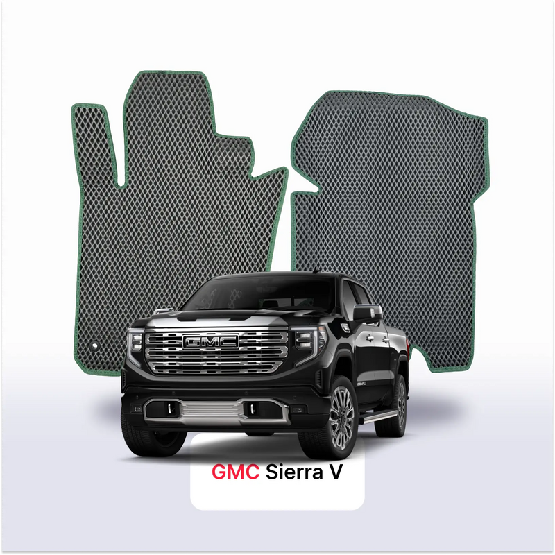 Tapis 3D EVA pour GMC Sierra 5 gén 2018-2026 PICK-UP DOUBLE CABINE
