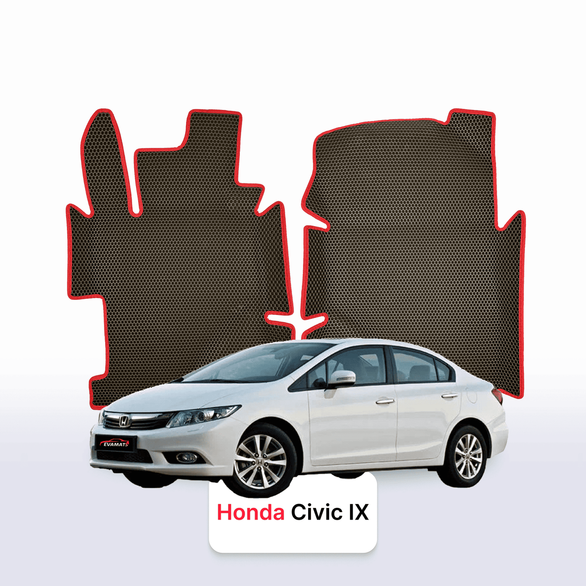 Tapis 3D EVA pour Honda Civic 9 gén 2011-2017 BERLINE