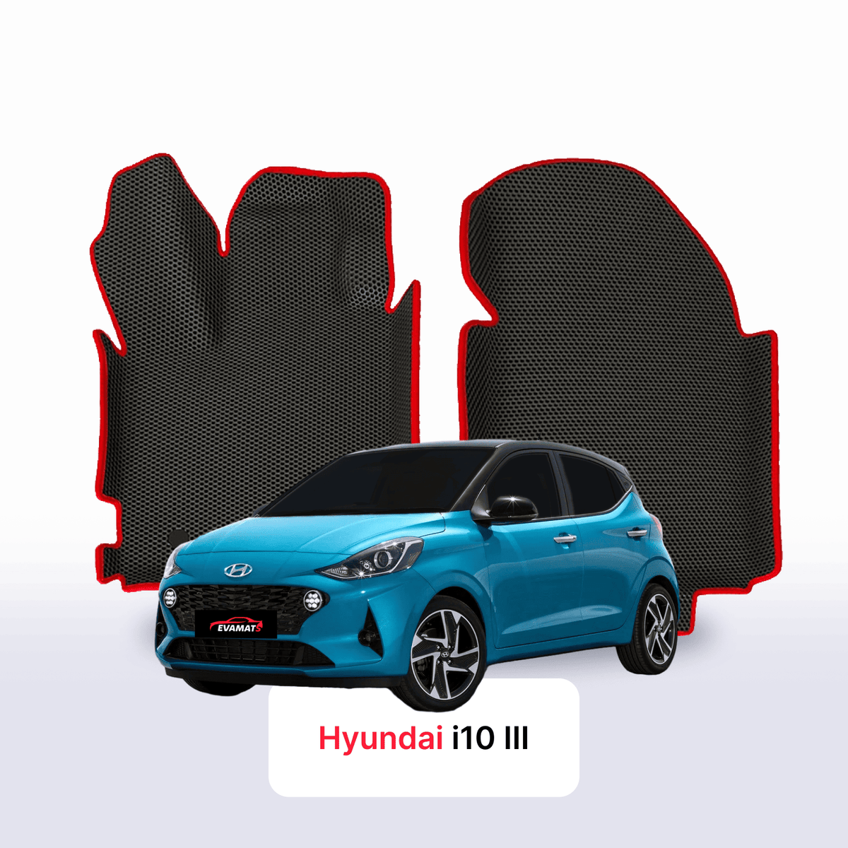 Tapis 3D EVA pour Hyundai i10 3 gén 2019-2026 BERLINE À HAYON 5 PORTES