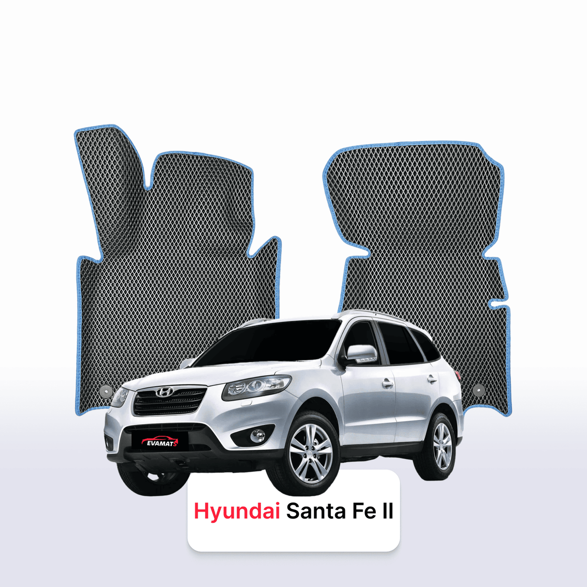 Tapis 3D EVA pour Hyundai Santa Fe 2 gén 2005-2012 SUV