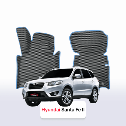 Tapis 3D EVA pour Hyundai Santa Fe 2 gén 2005-2012 SUV