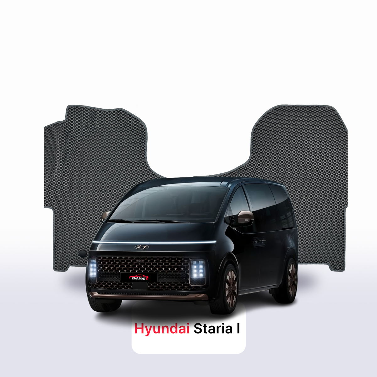 Tapis 3D EVA pour Hyundai Staria 1 gén 2021-2027 MINIBUS