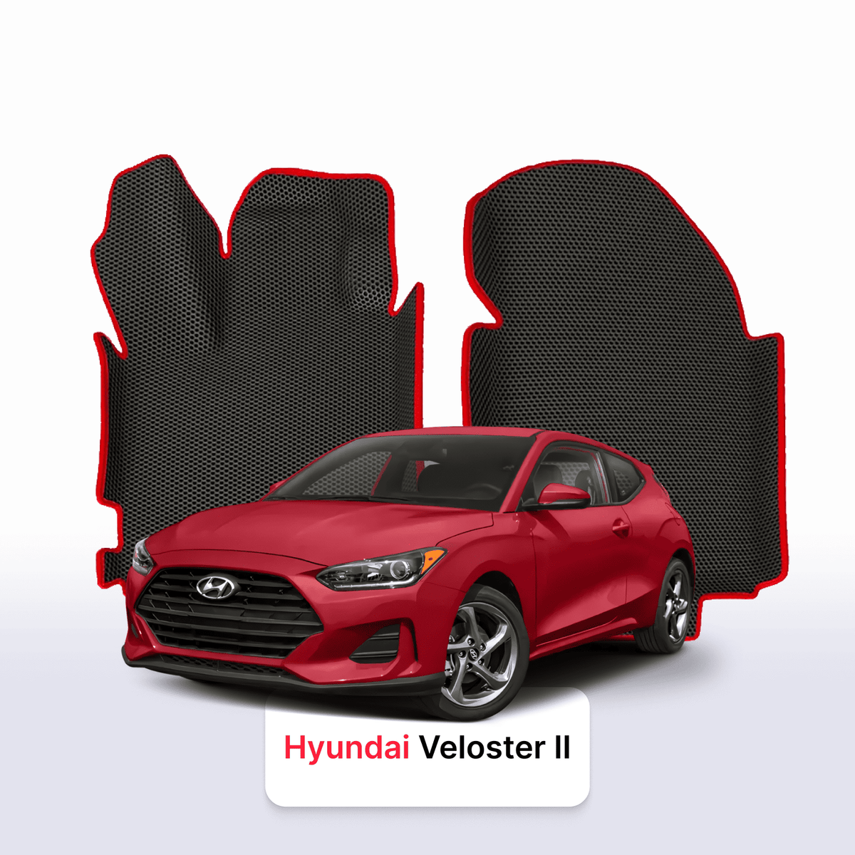 Tapis 3D EVA pour Hyundai Veloster 2 gén 2018-2022 BERLINE À HAYON 4 PORTES