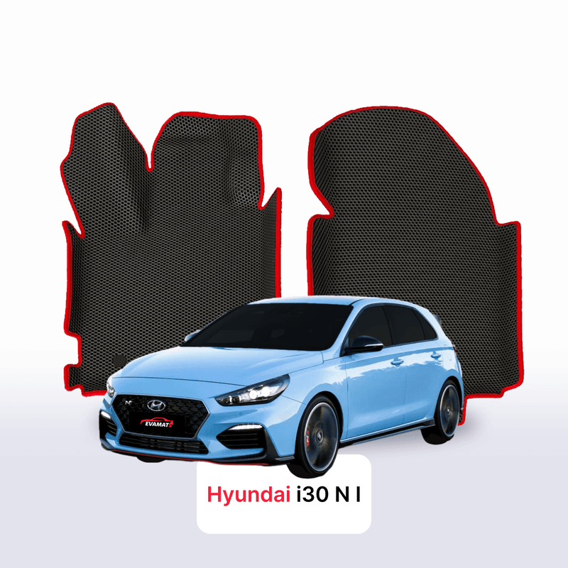 Tapis 3D EVA pour Hyundai i30 N 1 gén 2016-2028 BERLINE À HAYON 5 PORTES