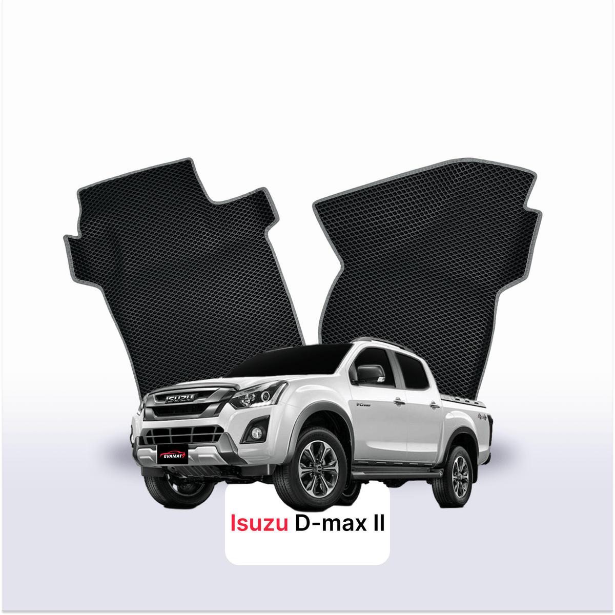Tapis 3D EVA pour Isuzu D-Max 2 gén 2011-2020 PICK-UP DOUBLE CABINE
