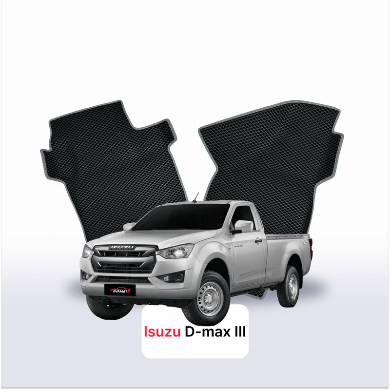 Tapis 3D EVA pour Isuzu D-Max 3 gén 2019-2027 PICK-UP CABINE SIMPLE