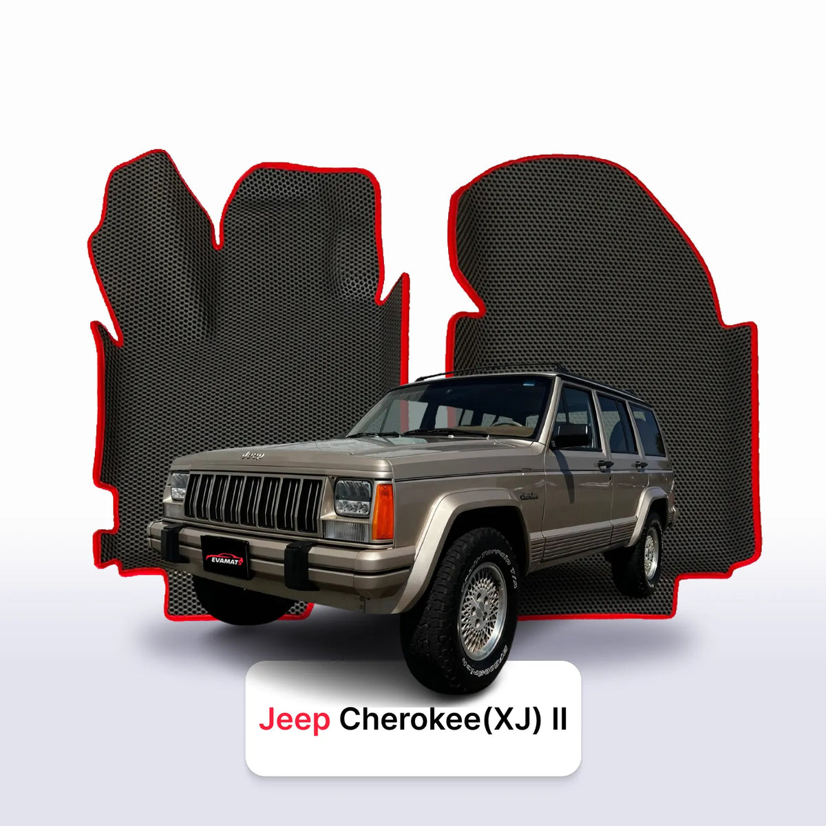 Tapis 3D EVA pour Jeep Cheyearee(XJ) 2 gén avant restylage 1983-1996 SUV 5 PORTES