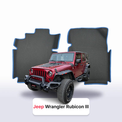 Tapis 3D EVA pour Jeep Wrangler Rubicon(JK) 3 gén 2006-2018 SUV 5 PORTES