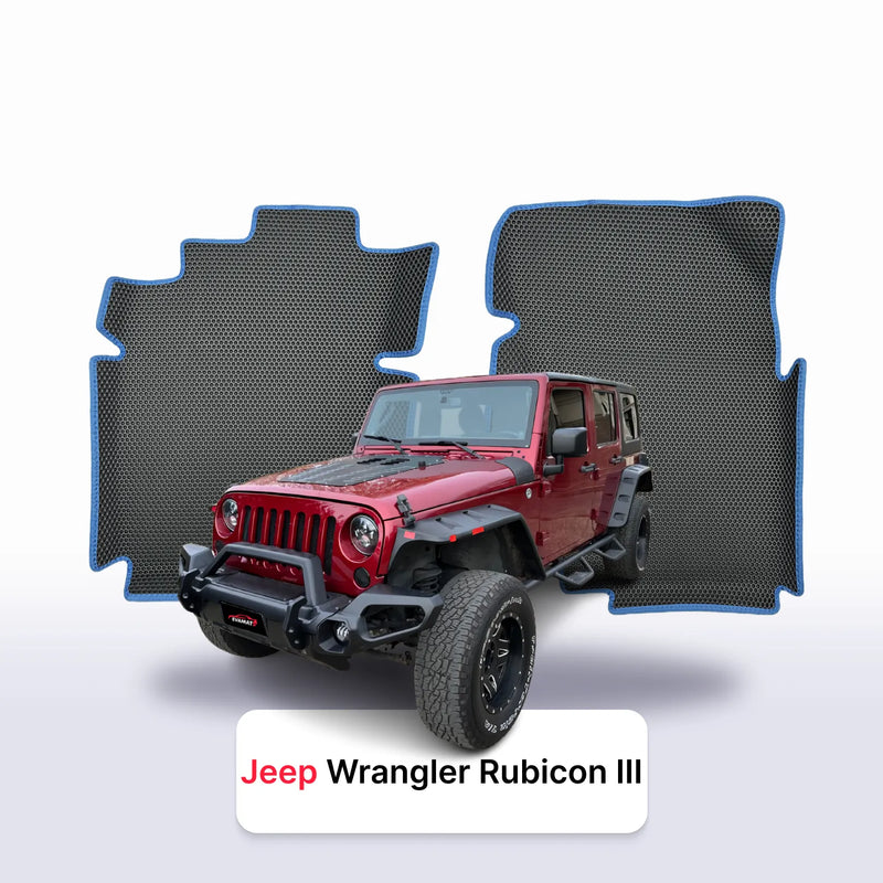Tapis 3D EVA pour Jeep Wrangler Rubicon(JK) 3 gén 2006-2018 SUV 5 PORTES