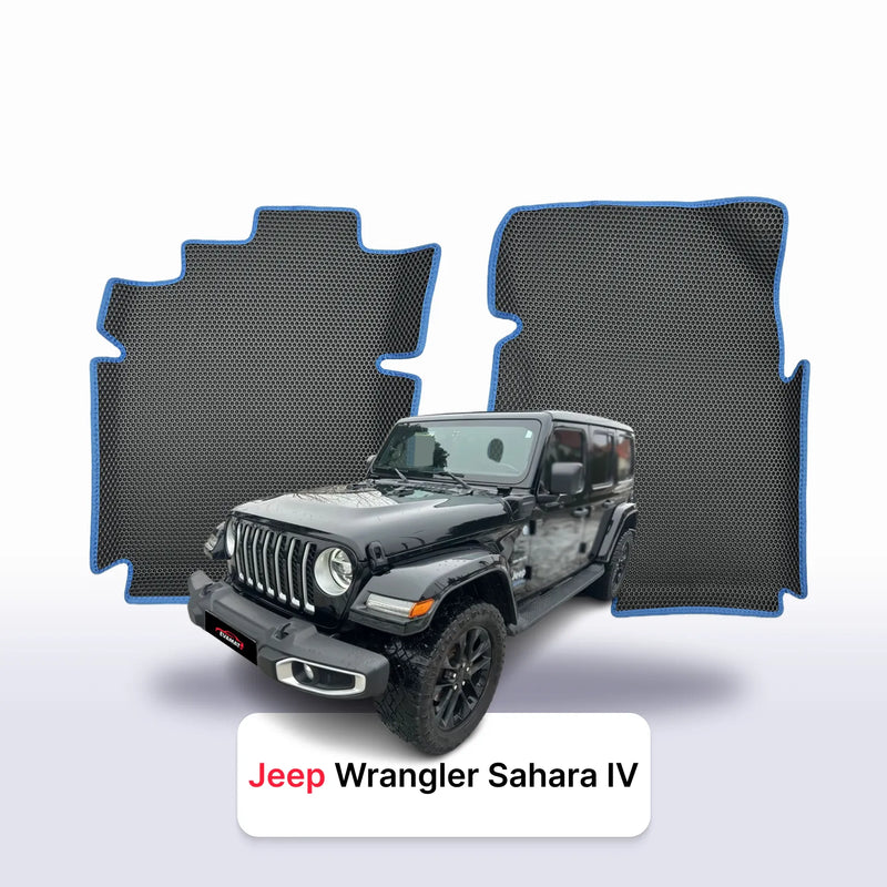 Tapis 3D EVA pour Jeep Wrangler Sahara(JL) 4 gén 2017-2027 SUV 5 PORTES