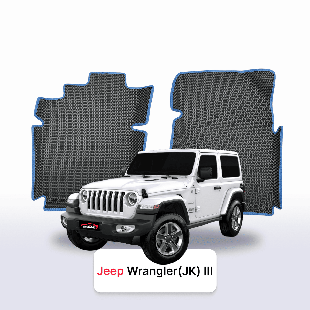 Tapis 3D EVA pour Jeep Wrangler(JK) 3 gén 2006-2018 3 PORTES SUV