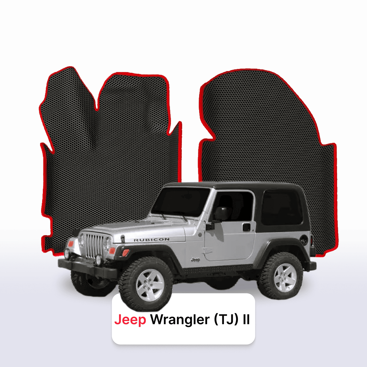 Tapis 3D EVA pour Jeep Wrangler(TJ) 2 gén 1996-2006 3 PORTES SUV