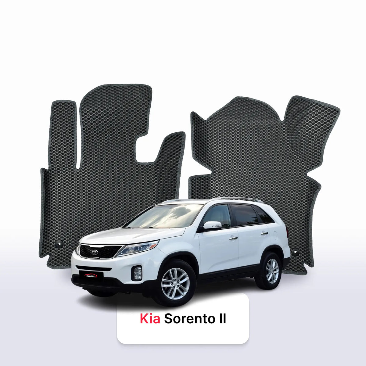 Tapis 3D EVA pour Kia Sorento II gén restylage 2012-2014 SUV