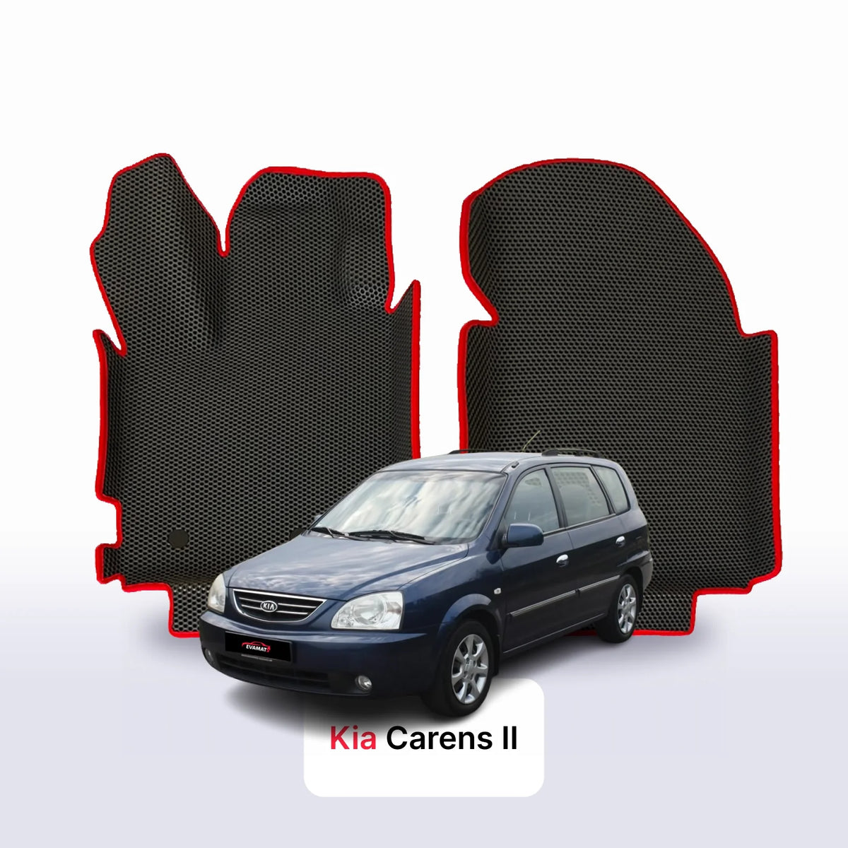 Tapis 3D EVA pour Kia Carens II gén 2002-2006 MONOSPACE