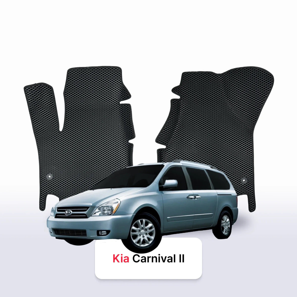 Tapis 3D EVA pour Kia Carnival II gén 2006-2014 MONOSPACE