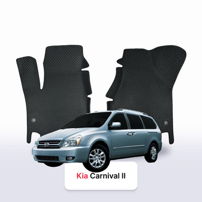 Tapis 3D EVA pour Kia Carnival II gén 2006-2014 MONOSPACE