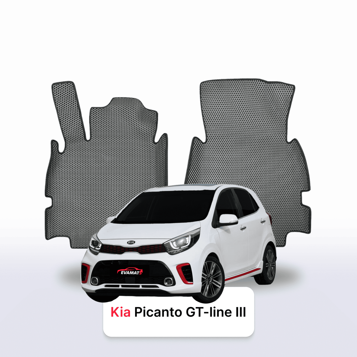 Tapis 3D EVA pour Kia Picanto GT-line III gén 2017-2028 BERLINE À HAYON 5 PORTES