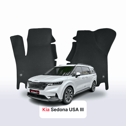 Tapis 3D EVA pour Kia Sedona USA III gén 2014-2020 MONOSPACE