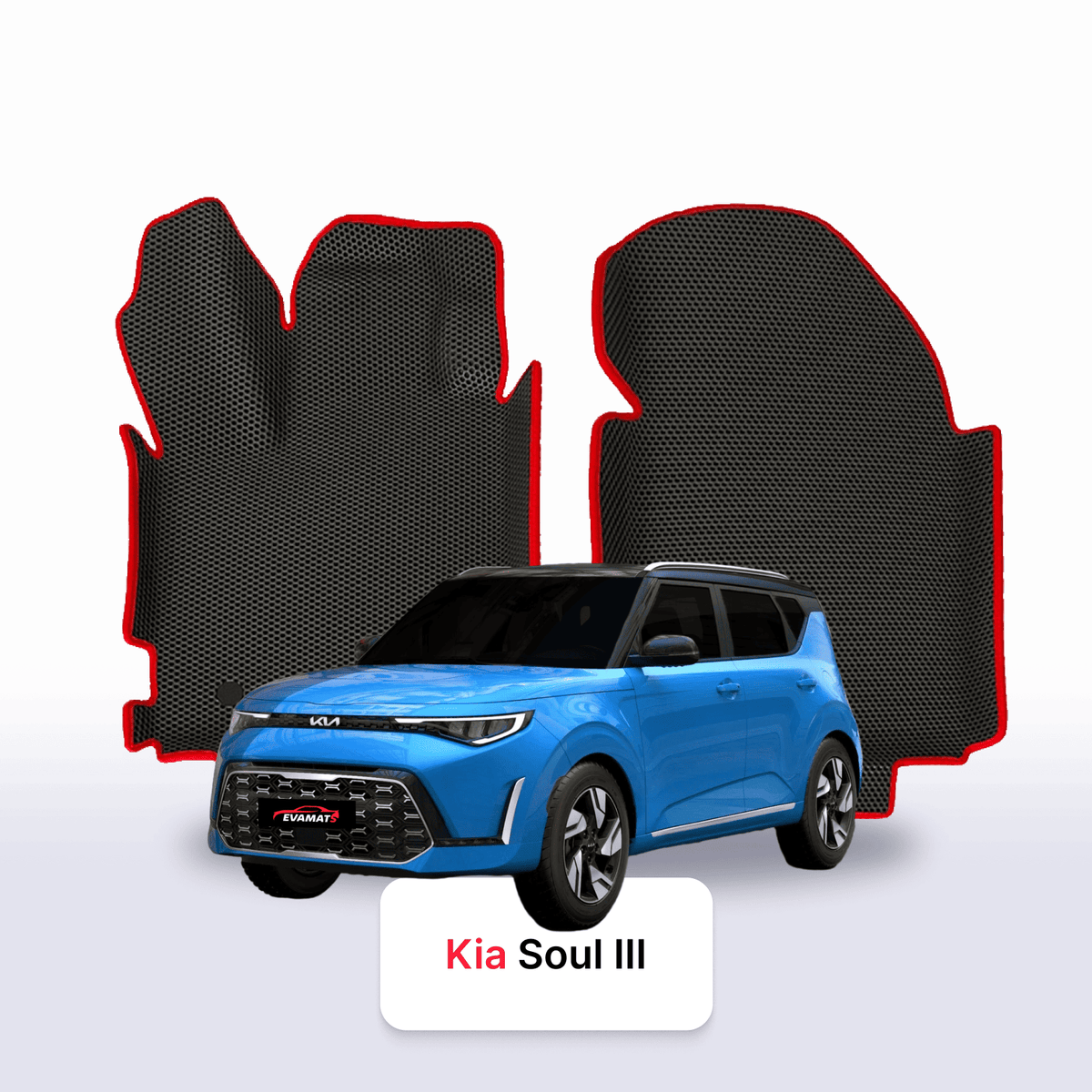 Tapis 3D EVA pour Kia Soul III gén 2019-2025 BERLINE À HAYON 5 PORTES