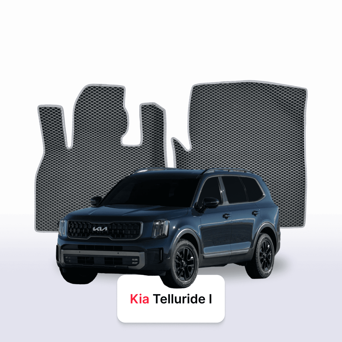 Tapis 3D EVA pour Kia Telluride I gén 2019-2028 SUV 7 PLACES
