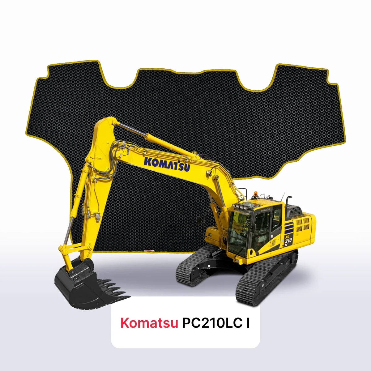 Tapis 3D EVA pour Komatsu PC210LC 1 gén 2015-2021 PELLETEUSE