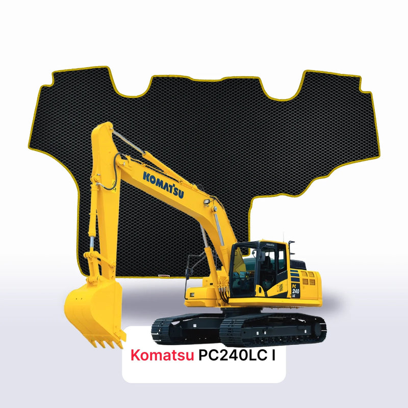 Tapis 3D EVA pour Komatsu PC240LC 1 gén 2010-2017 PELLETEUSE