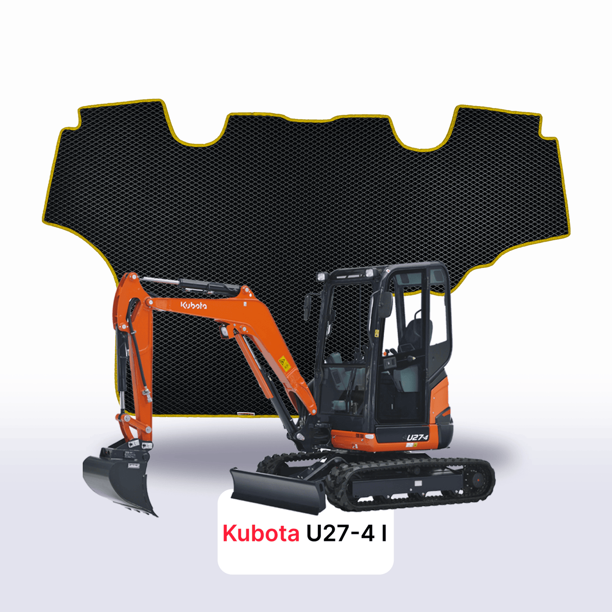 Tapis 3D EVA pour Kubota U27-4 1 gén 2015-2025 PELLETEUSE